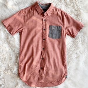 Modern Amusement Short Sleeve Button Down MD1195